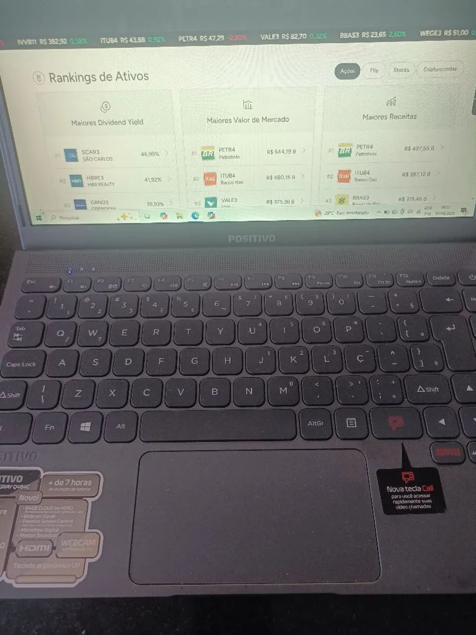 Notebook Positivo QuadCore, tela 14 - Foto 2