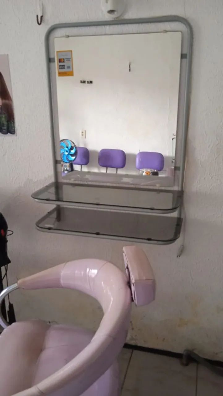 Cadeira e bancada para salão de beleza  - Foto 3