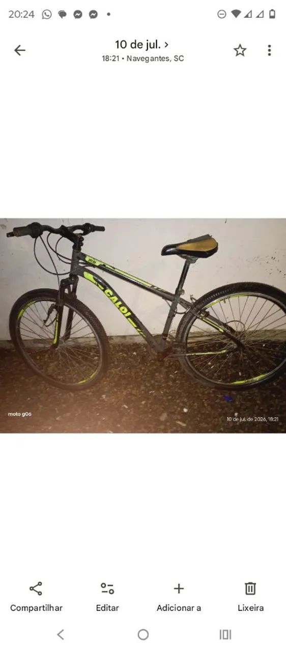 Bicicleta aro 29 Caloi 