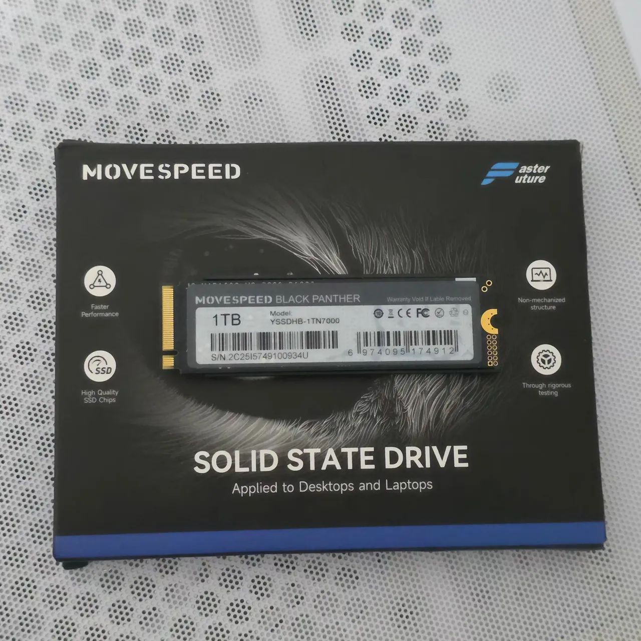 SSD MOVESPEED 1TB 7450MB/S PCLE 4.0 + DESCONTO NO PIX
