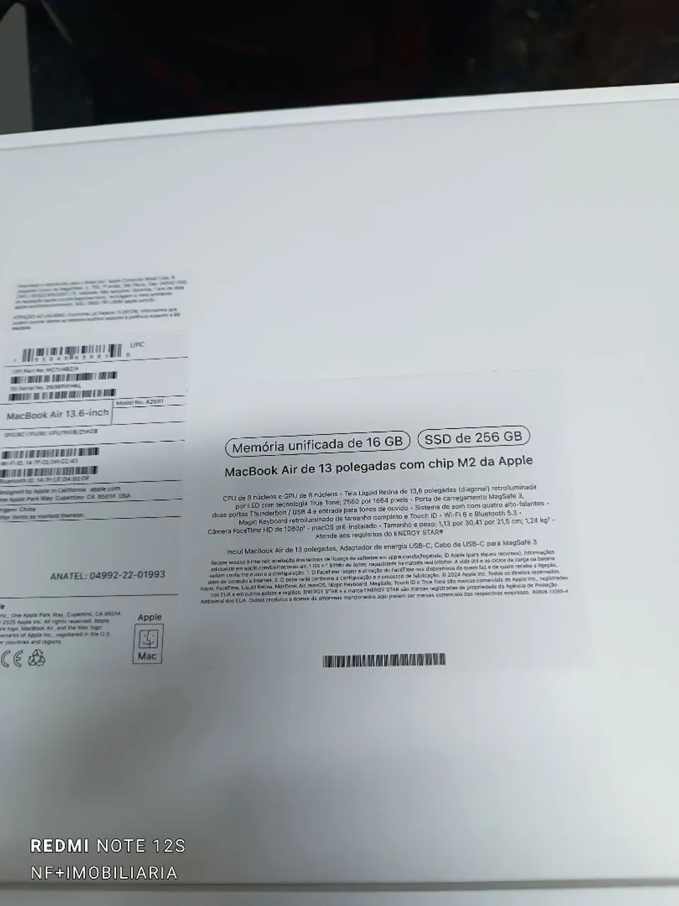 Caixa MacBook AIR 13 polegadas e Manual  - Foto 6