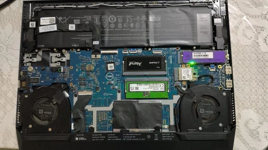 Notebook DELL G15 modelo 5525 (placa mãe com defeito) - Foto 2