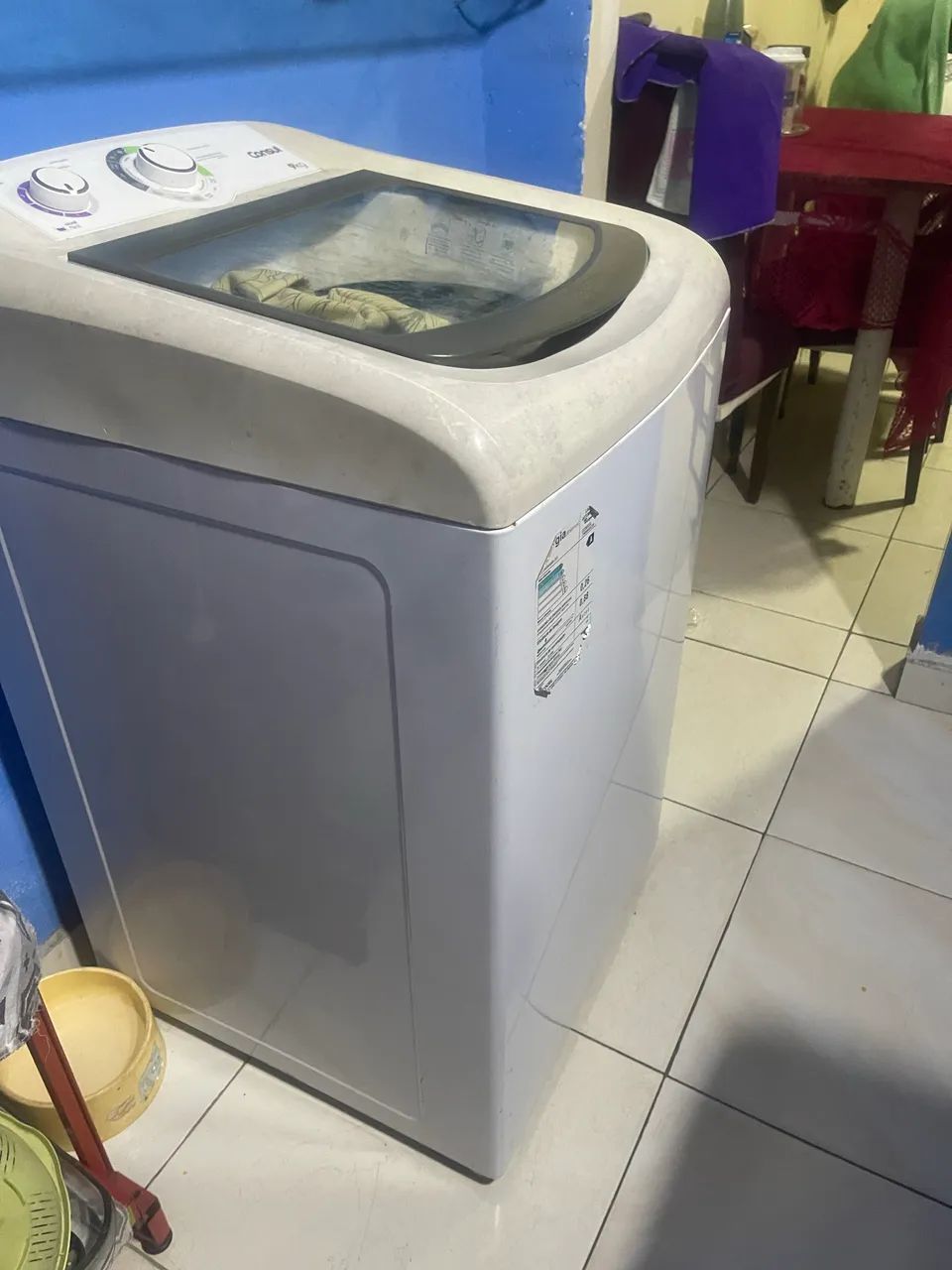 Máquina de lavar semi nova 