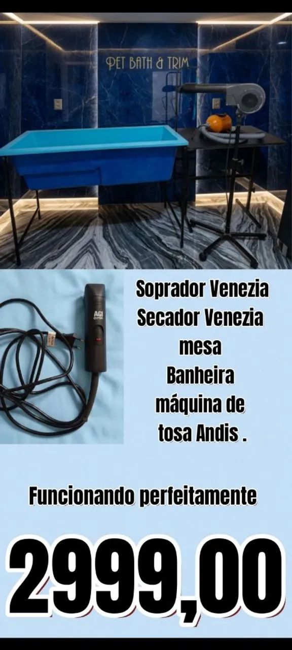 Kit para Banho e tosa Pet 