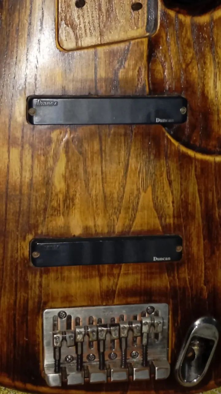 Corpo Ash Baixo Ibanez EDB555 Circuito completo Seymour Duncan  - Foto 4