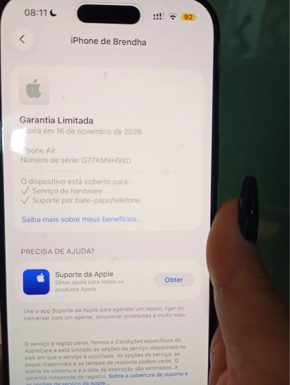 iPhone 17 Air - 256 GB | Preto - Foto 5