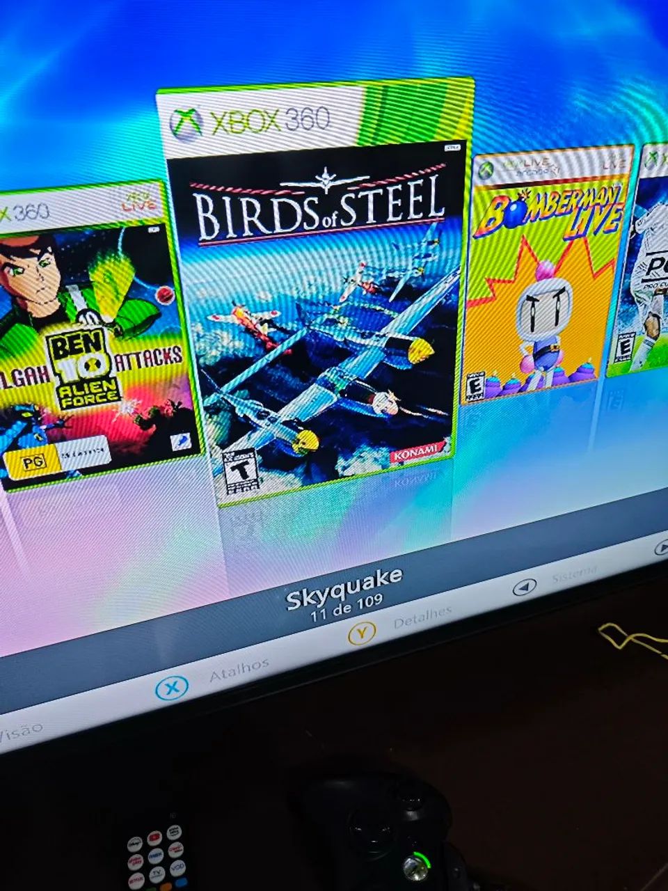 Xbox 360 + HD com 100 jogos - Foto 2