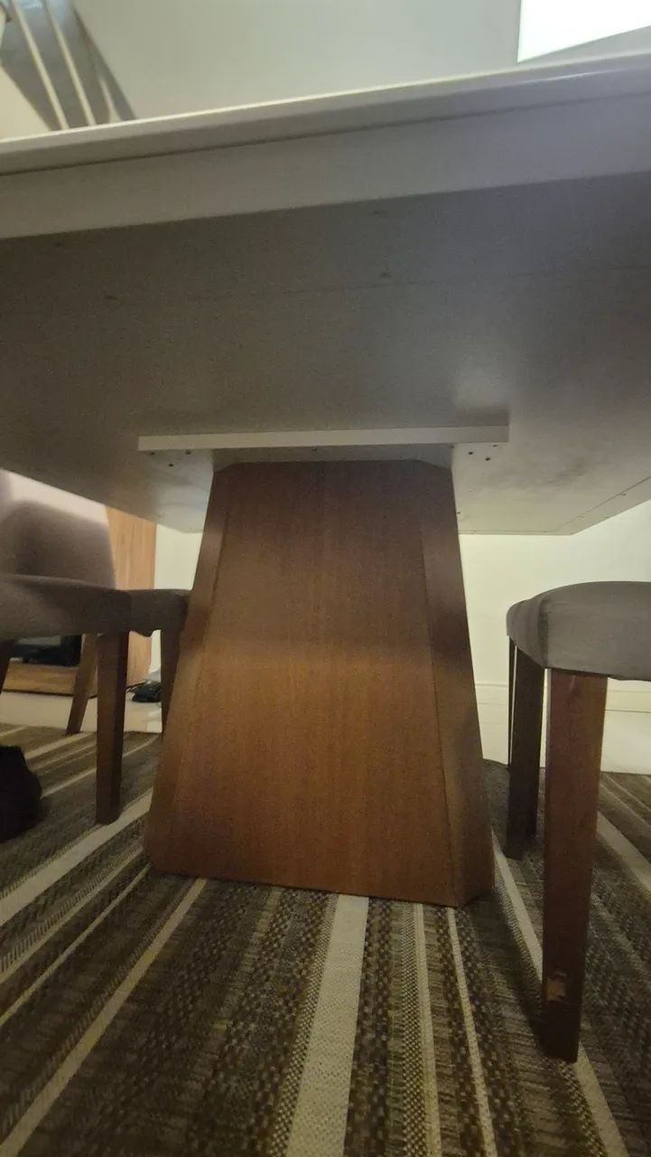 Mesa de Jantar 6 cadeiras Novinha - Foto 2