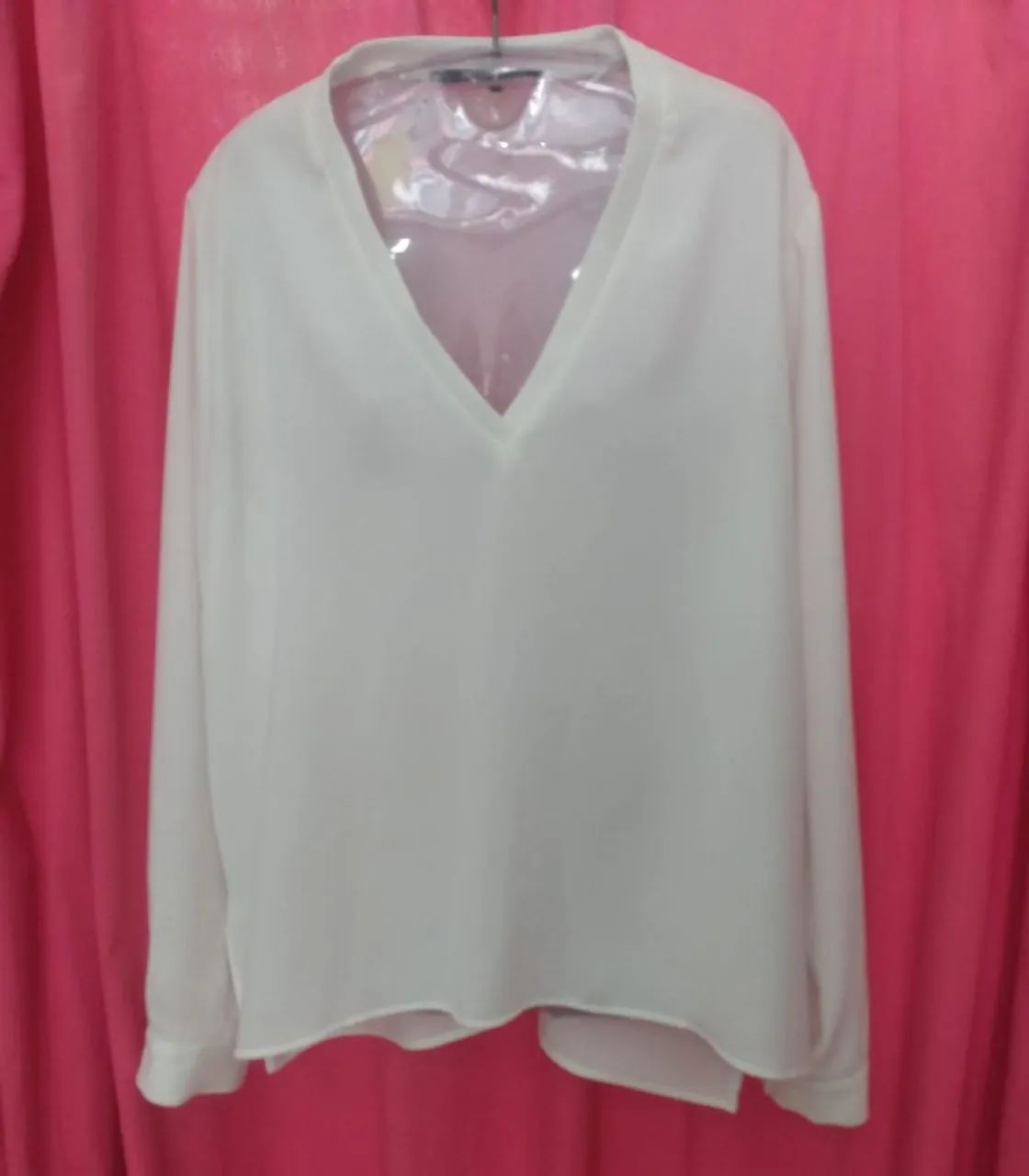 BLUSA (BATA) ZARA - Veste TAM. G/GG