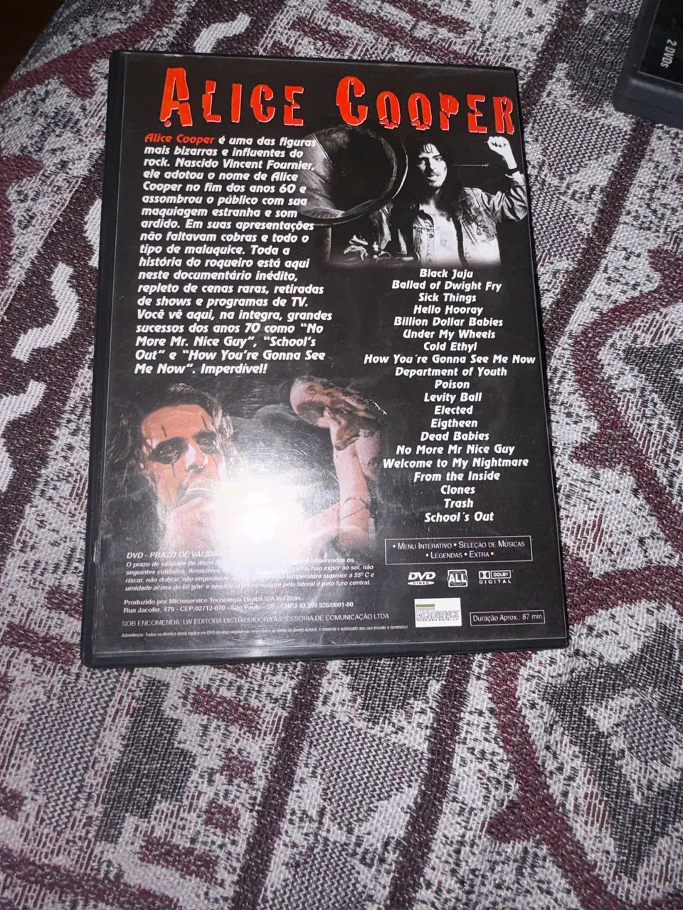 DVD Alice cooper