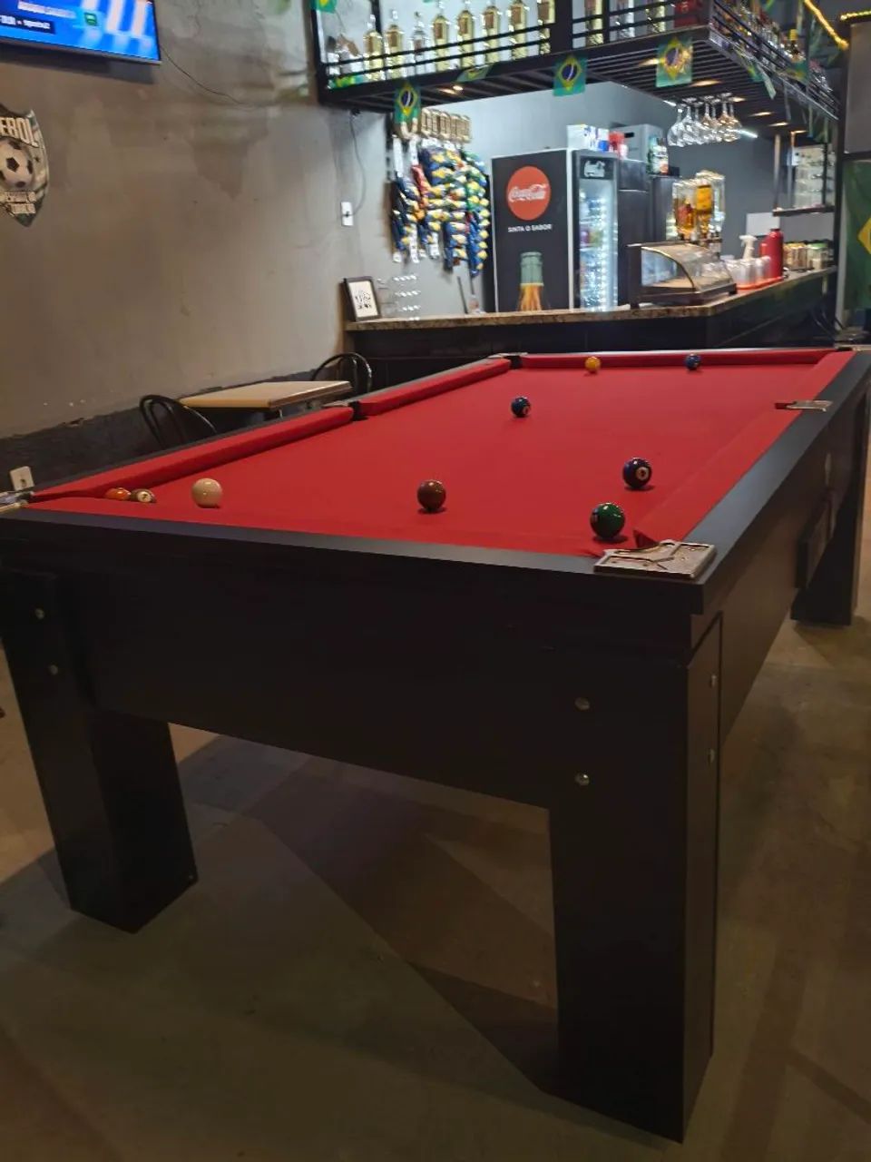 mesa de bilhar (sinuca comercial nova ) ZAP *