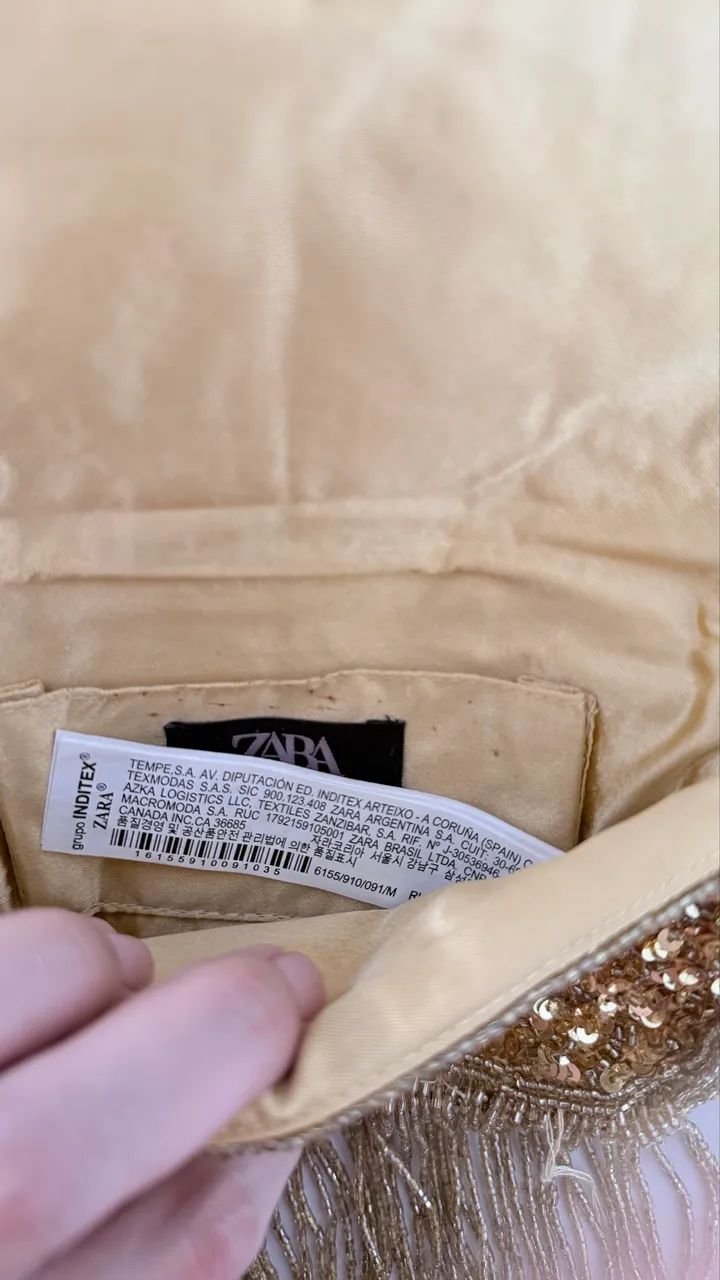 Bolsa Paetê Zara  - Foto 3