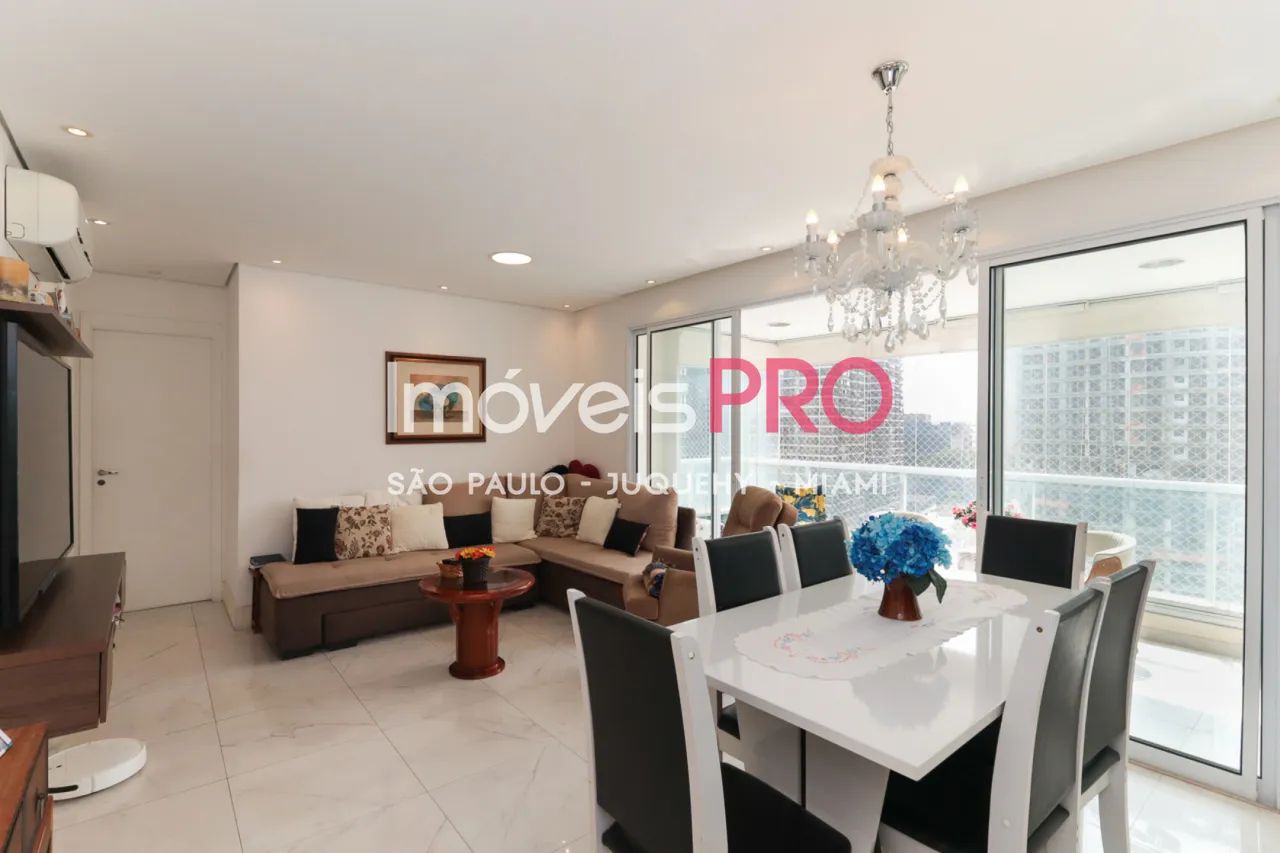 Apartamento 116m² no Brooklin com 2 vagas.