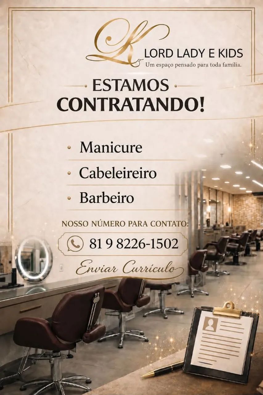 Cabeleireiro/Manicure 