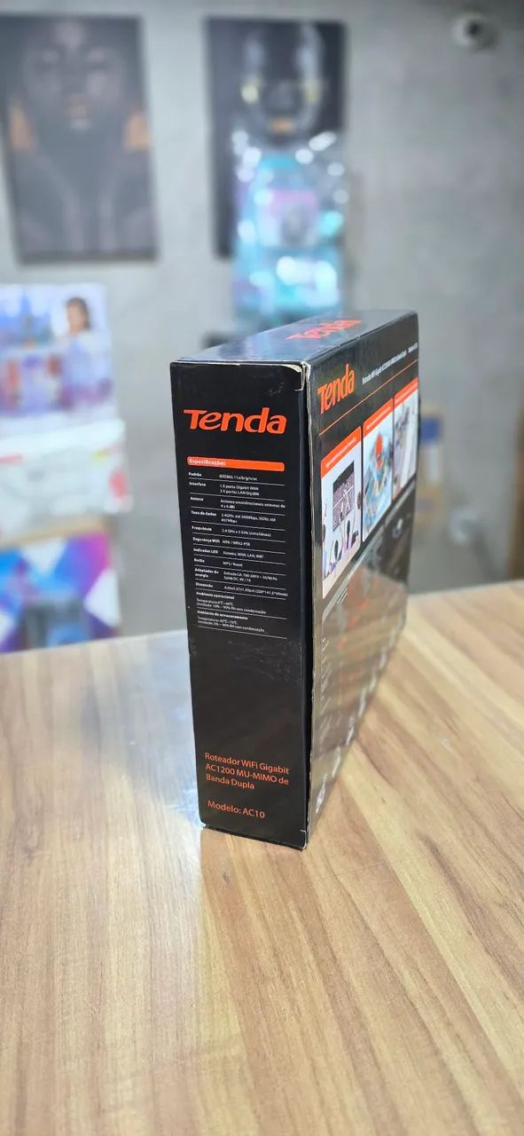 Roteador Wi-Fi Tenda AC10 Gigabit - AC1200 - Dual Band 2.4GHz e 5GHz - Foto 2