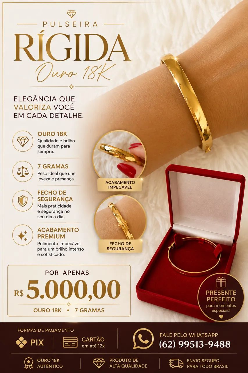 Pulseira Ouro 18k