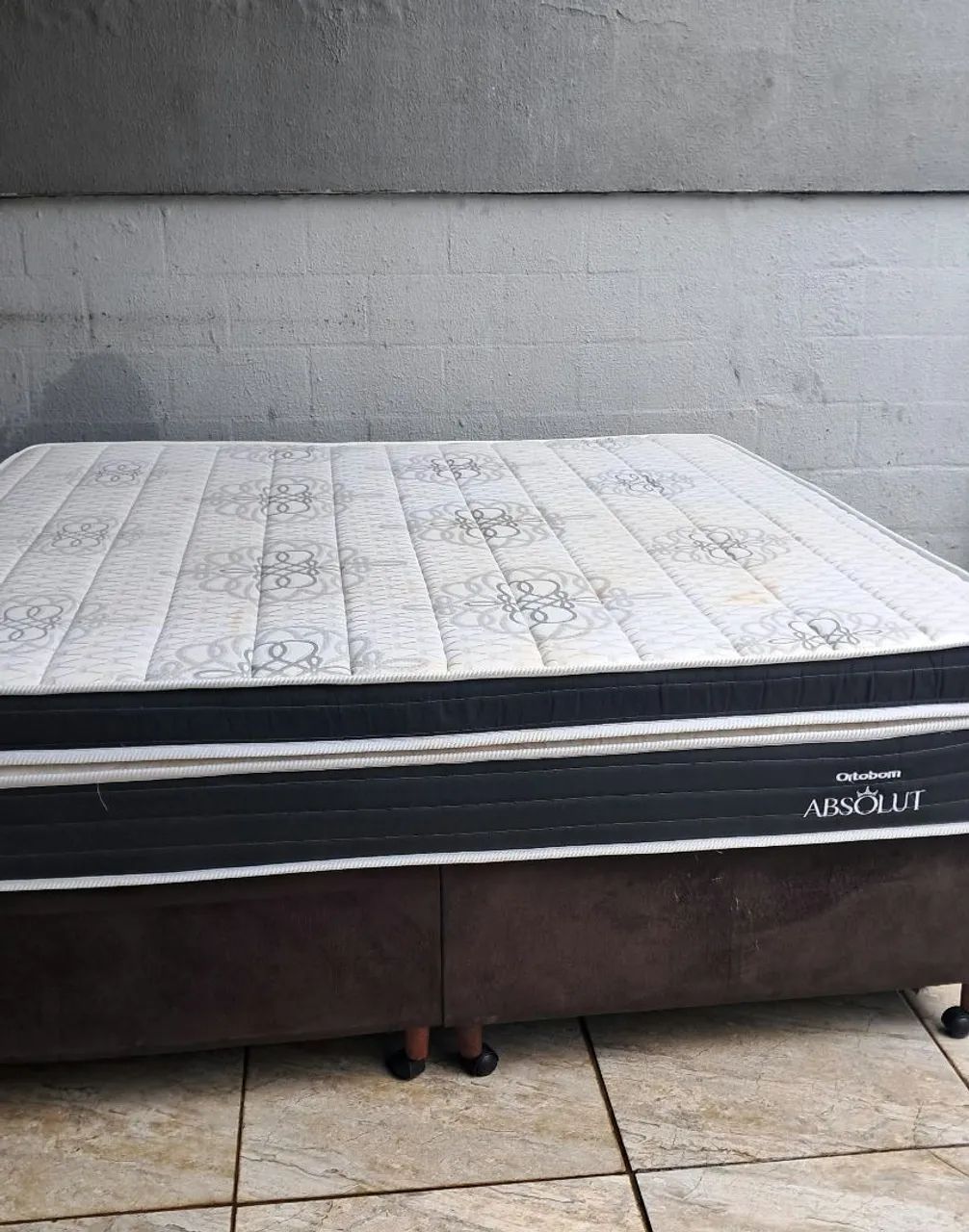 Cama box King - Faço Entrega  - Foto 3
