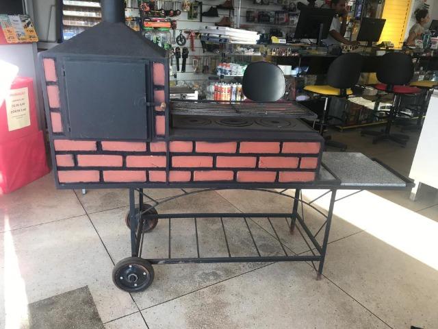 Fogão Caipira a Lenha Com e Sem forno, 3 bocas, Com e Sem Aba Granito