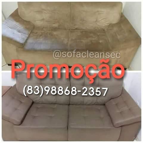 Limpeza de estofados em geral