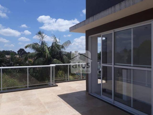 Excelente sobrado com arquitetura moderna no bairro boqueirão - Foto 6