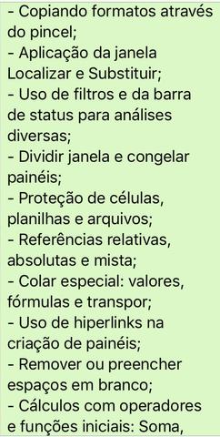 Curso Excel - Básico ao avançado - Foto 4