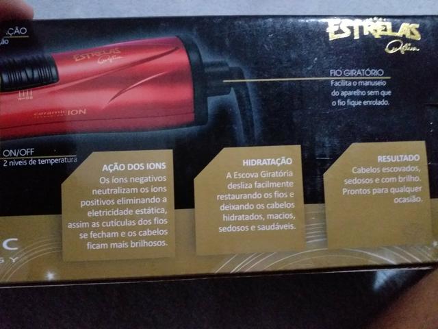Escova elétrica modeladora
