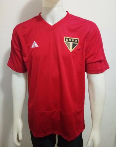 Camisa São Paulo 2018 /2019 Treino Vermelha Ultima Peça tamanho GG