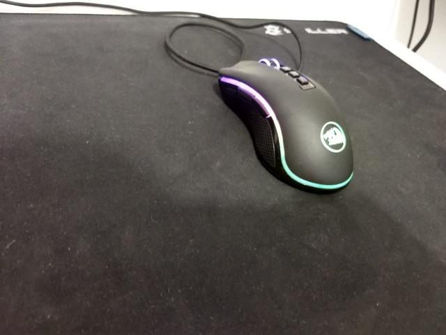 Mouse gamer redragon + Mousepad da sharkon - Foto 5