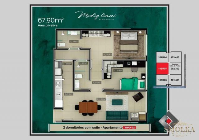 Apartamento à venda com 2 dormitórios em Ingleses do rio vermelho, Florianópolis cod:9564 - Foto 3