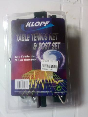 Kit Tênis de Mesa Master 2 Suportes + 1 Rede