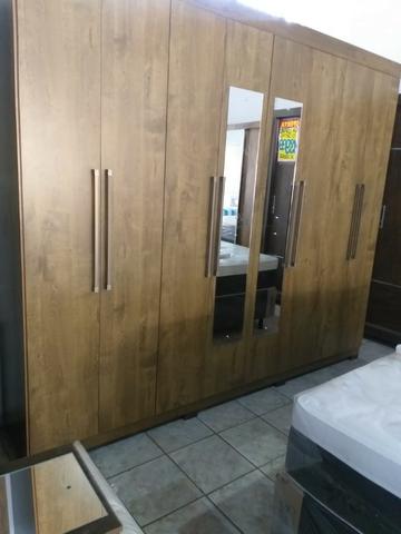 Guarda roupas gigante 100%mdf preço baixo de vdd/ 1699 nos cartões - Foto 2
