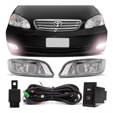 Kit Farol Milha Auxiliar Neblina Toyota Corolla 2002 03 2004