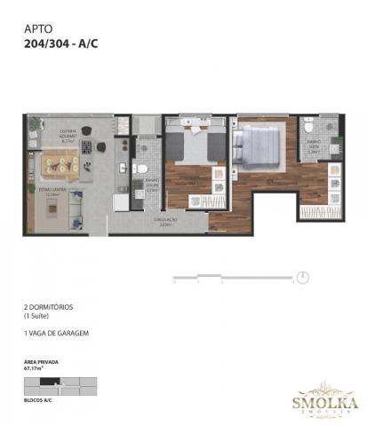 Apartamento à venda com 2 dormitórios em Ingleses do rio vermelho, Florianópolis cod:9023 - Foto 11