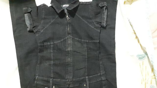 Macacão Jeans Frentista - Foto 2