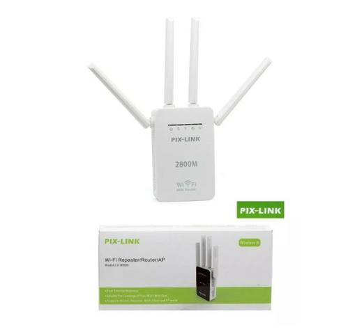 Repetidor Roteador Amplifica Wifi 4 Antenas Pixlink