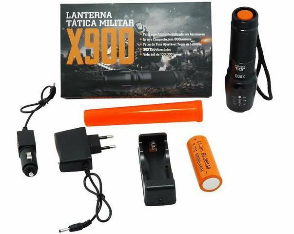 Lanterna Tatica X900 - Super Potente - Promoção - Foto 5
