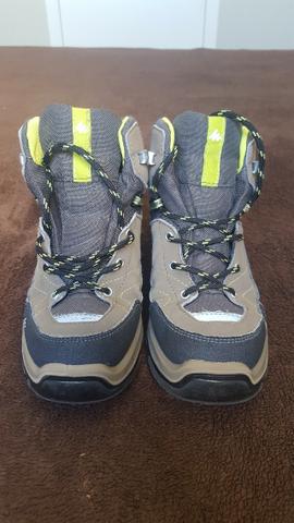 Bota infantil de trilha impermeável forclaz500 high - Foto 3