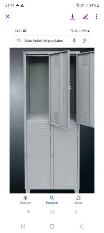 Roupeiro de aço com 4 portas grandes.( só novos  )Lê a descrição - Foto 2