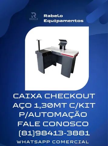 Caixa Checkout de aço com kit para automação em até 10x sem juros  - Foto 2