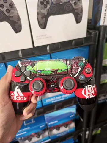 Controle Ps4 Sem Fio Personalizado - Mario Bros