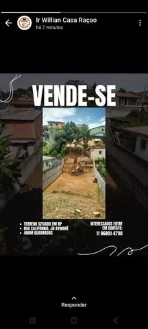 Captação de Terreno a venda na Rua Califórnia, Centro Ouro Fino Paulista, Ribeirão Pires, SP
