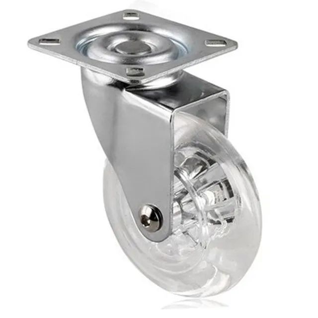 Rodizio Giratorio Transp 75mm - 3pol Kit 2pçs Bfh1922
