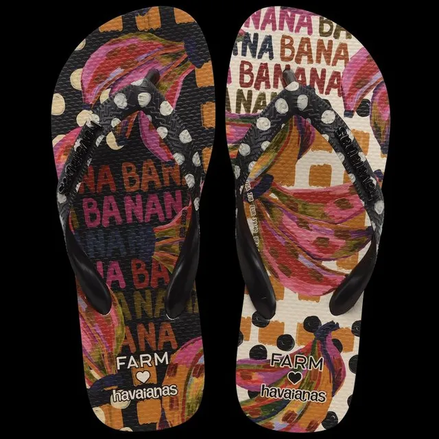 Chinelo Havaianas Farm Bananatic