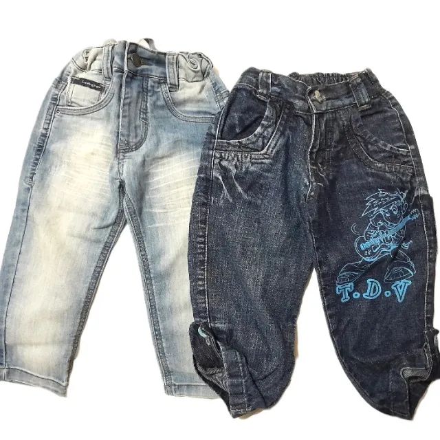 lote de calças jeans para menino de 1 e 2 anos - 2 peças - Foto 6