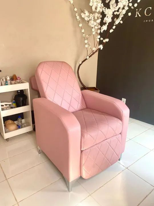 Poltrona para recepção escritório clínica  - Foto 4