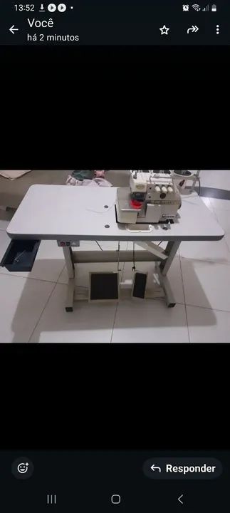 Máquina de Costura Overlok industrial 