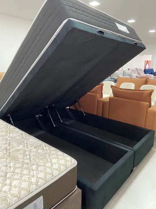 Pronta Entrega! Base Baú Queen Primeira Linha!