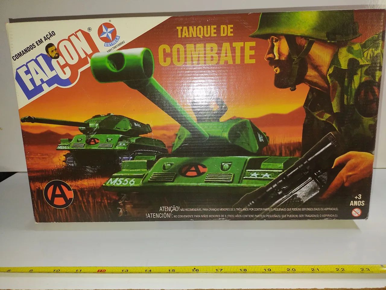 Tanque de Combate Falcon - Brinquedo Anos 80