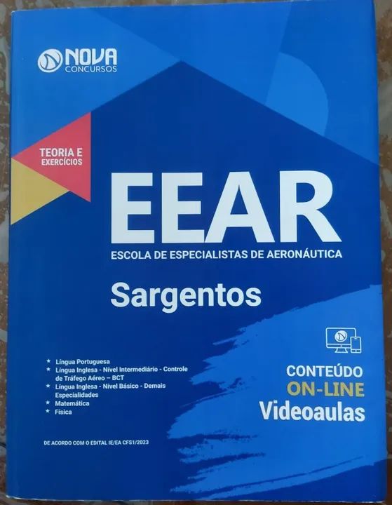 Livro Eear Escola Especialistas de Aeronáutica Sargentos