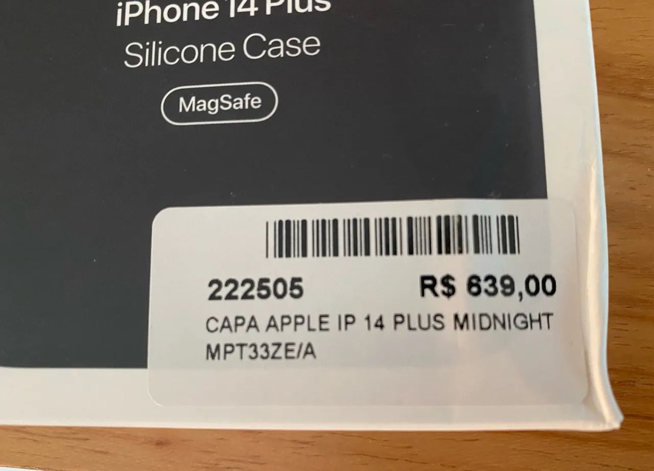 Capa de Silicone para iPhone 14 Plus - Midnight - Foto 4